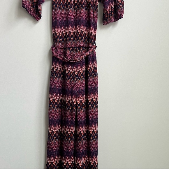 New Trina Turk Jet Set Jungle Exploration Chevron Stripe Drawstring Jumpsuit XS - Picture 16 of 16